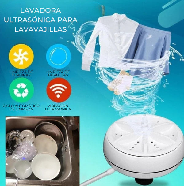 SPINERCLEAN™ - MINI LAVADORA PORTÁTIL PARA ROPA Y LOZA